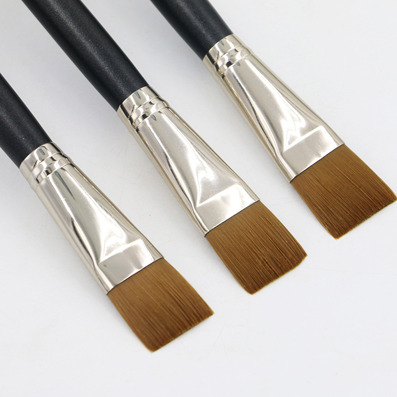 Beauty Makeup Women - 【L】フラットスクエアファンデーションブラシソフトヘアコンシーラーブラシBBクリームフェイスマスクペイントブラシ女性美容スキンケアメイクアップツール