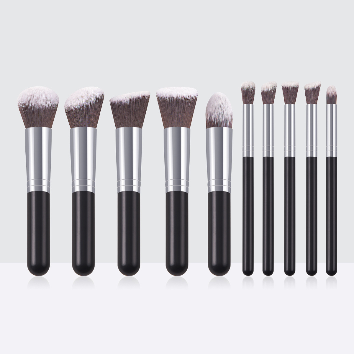 Beauty Makeup Pictures - 10 個ミニメイクブラシセット化粧品メイクアップツール女性美容プロフェッショナルファンデーションブラッシュアイシャドウ