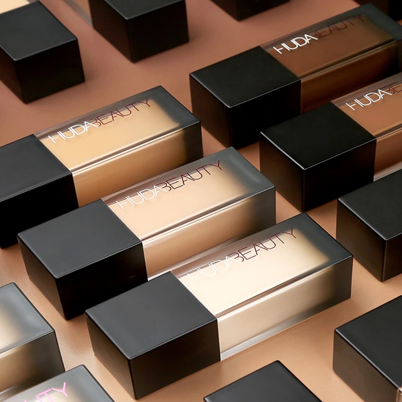 Beauty Huda Makeup - ヌード完璧なリキッドファンデーションマットコンシーラー栄養長期持続 HUDA フェイシャルメイク隠し毛穴通気性化粧品