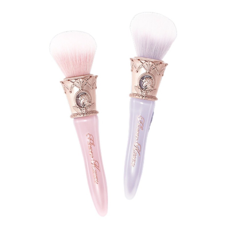 Beauty Flower Makeup - フラワーノウズ ナイトユニコーンコレクション メイクブラシセット 斜め尖りデザインで精密な塗布 クルエルティフリー パウダーブラシ