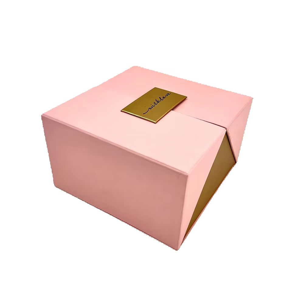 Beauty Makeup Events - カスタム高級ピンクメイクアップギフトボックス｜両開き化粧品収納パッケージ｜プレミアムリジッドビューティーボックス