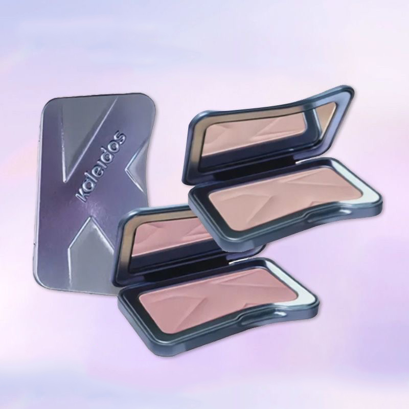 Highlighter Bronzer Palette - カレイドス マット ハイライター＆コントゥア パウダーパレット ビルダブル フェイスブライトン（チーク用）、ナチュラルスカルプティング