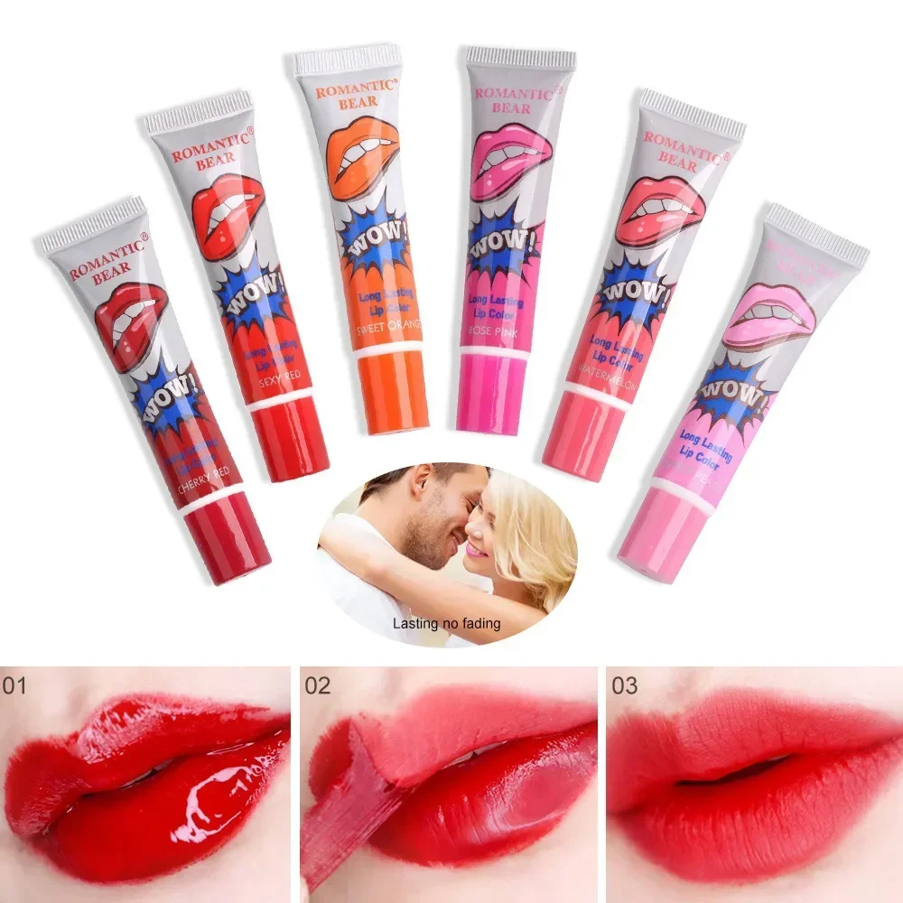 Beauty Huda Makeup - メイクアップピールオフリップグロスケア唇の色ティアプル液体口紅着色長期的なリップグロス防水保湿剤