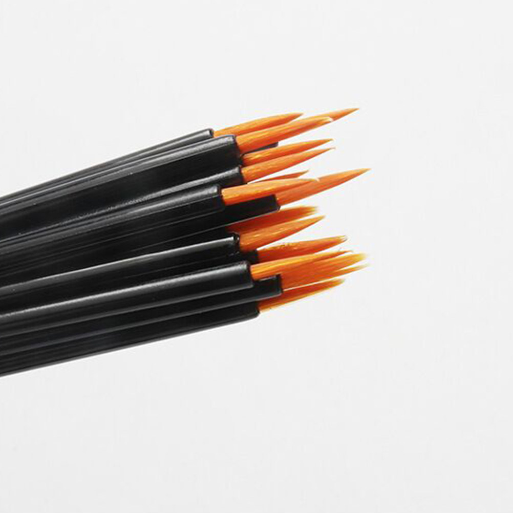 100本入り使い捨てアイライナーブラシ 細い先端のファイバー - Makeup Brush Set のレビューと価格