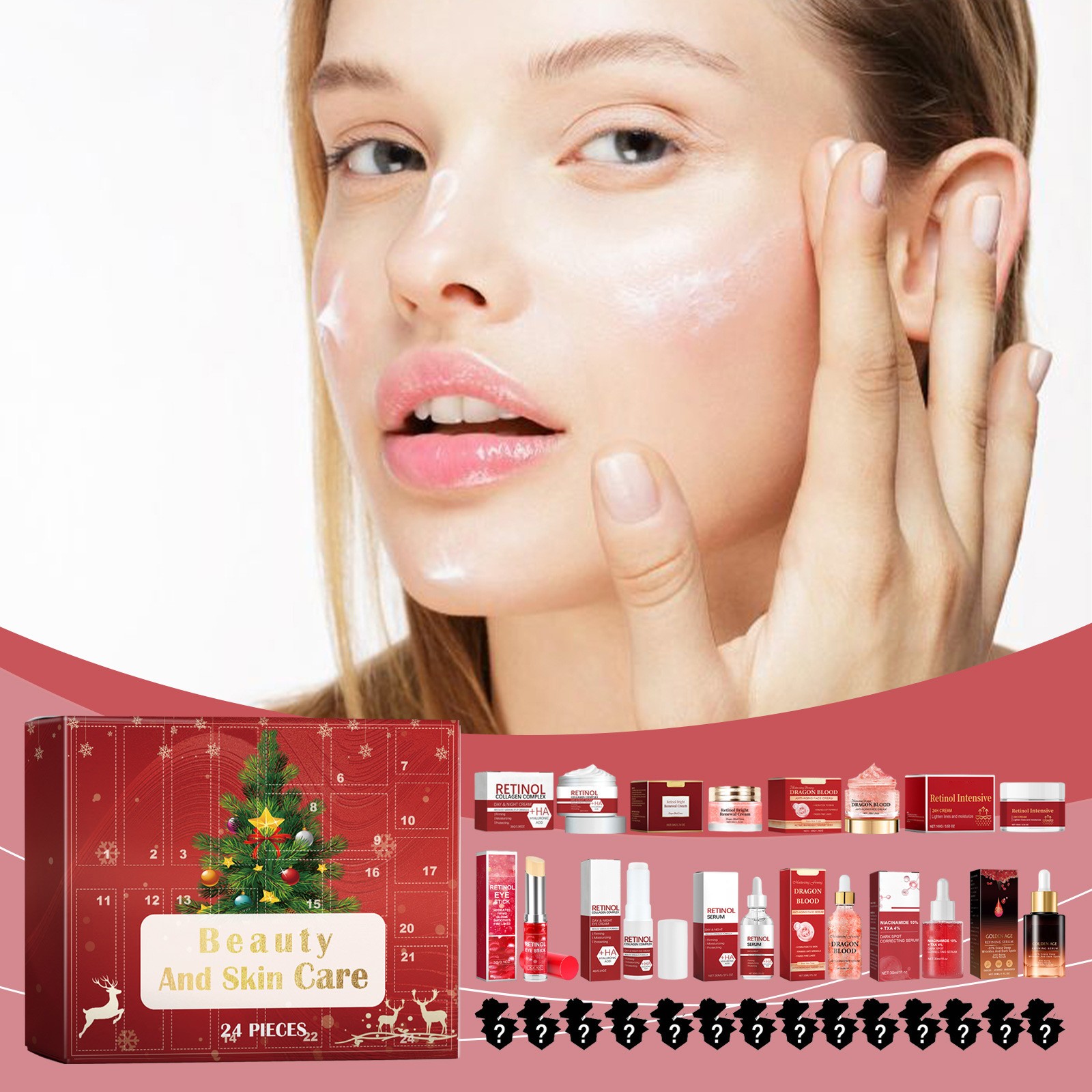 女の子用メイクアップカレンダー,サプライズブラインドボックス - Beauty Makeup Events のレビューと価格