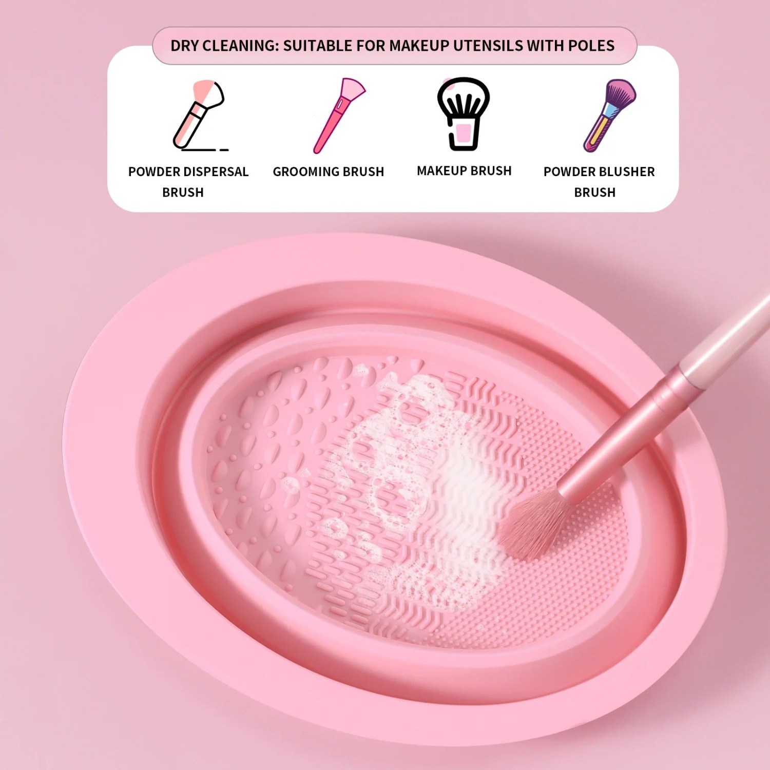 3個入りメイクブラシクリーニングツール、シリコンブラシクリー - Makeup Brush Set のレビューと価格