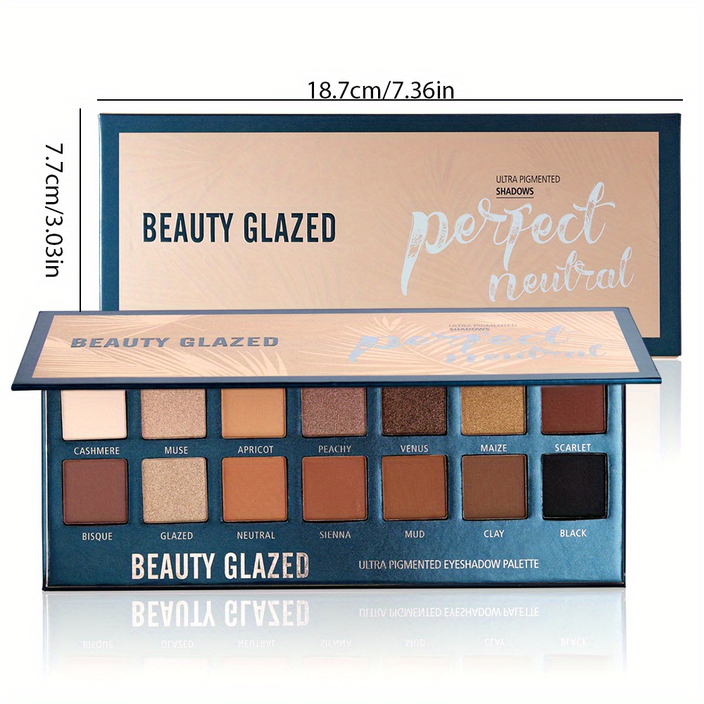 防水アイシャドウパレット,マット,肌色,長持ち,14色,メイ - Beauty Huda Makeup のレビューと価格