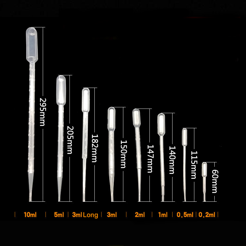 10 個 0.2-10 ミリリットルプラスチック使い捨てピペ - Beauty Makeup Pictures のレビューと価格