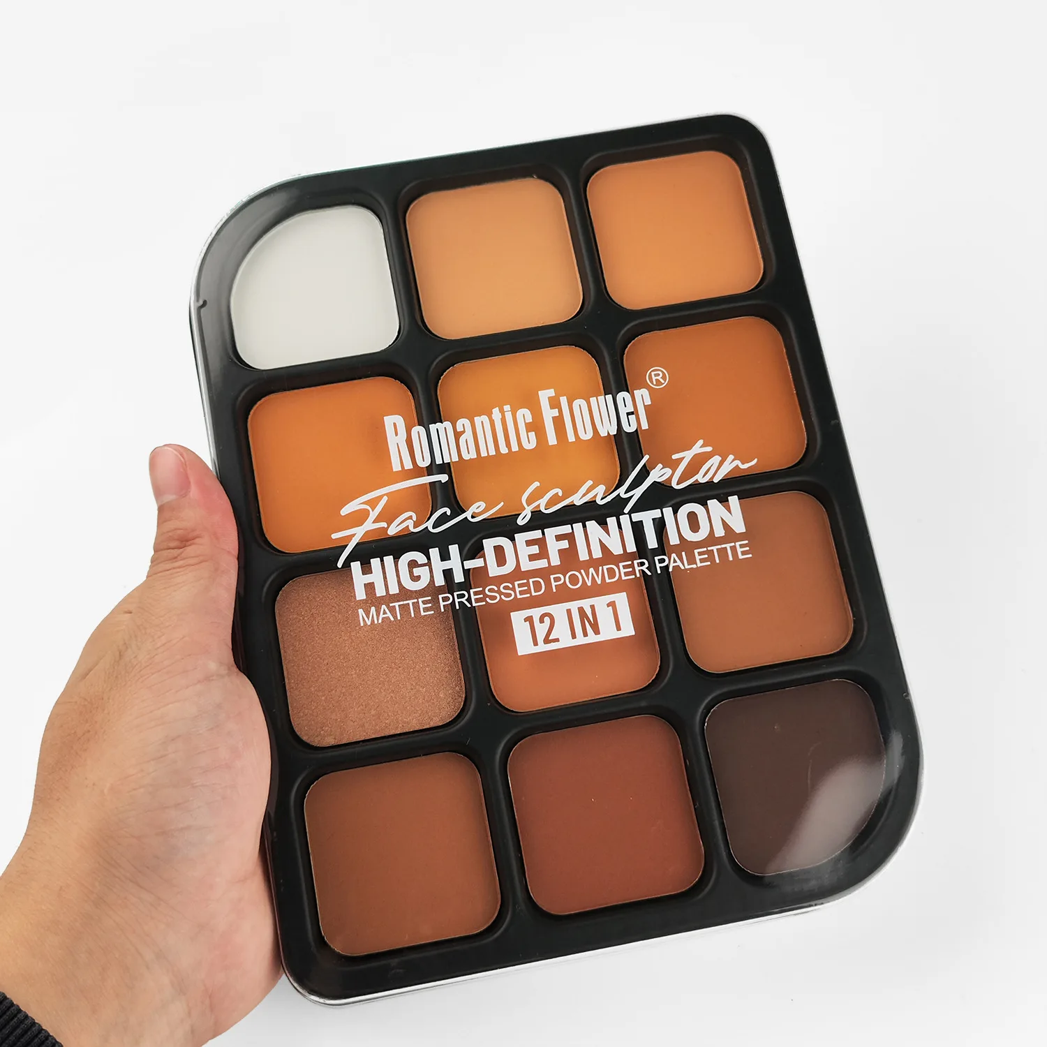 ディープスキン 12 色マット コンター パレット - フル - Highlighter Bronzer Palette のレビューと価格