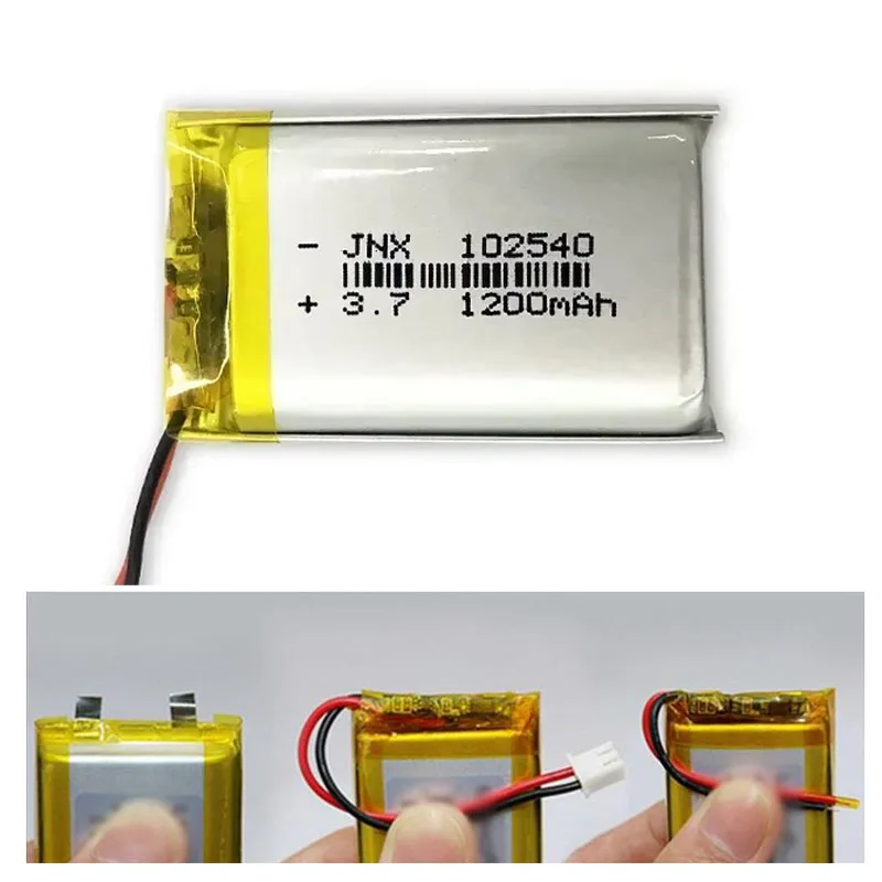 102540 3.7V 1200mAh ポリマー充電式バッテ - Beauty Makeup Games Free のレビューと価格