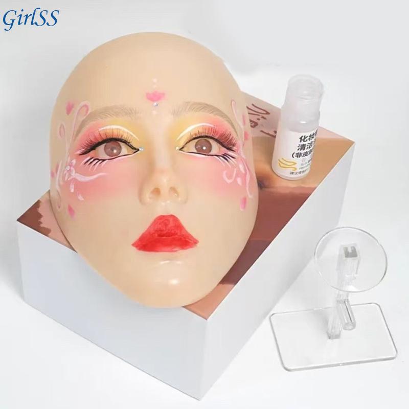 フルフェイスメイクアップ練習モデル シリコンマネキン 化粧品 - Beauty Makeup Class のレビューと価格