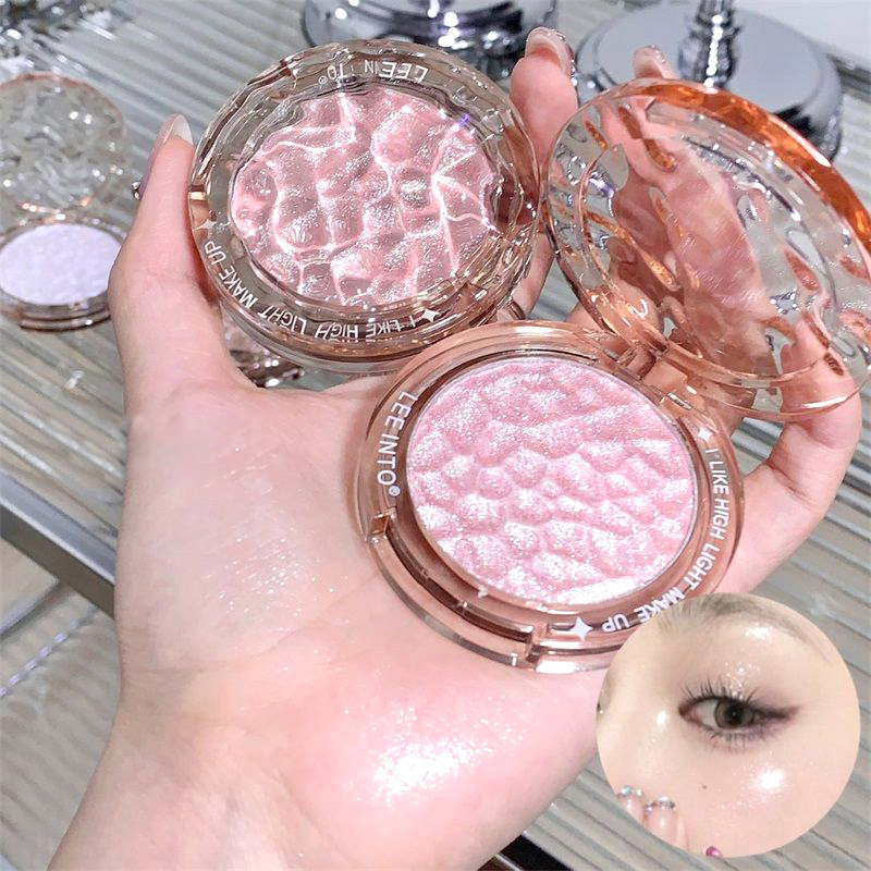 高光沢パウダー グロス グリッター ハイライト コンター パ - Highlighter Bronzer Palette のレビューと価格