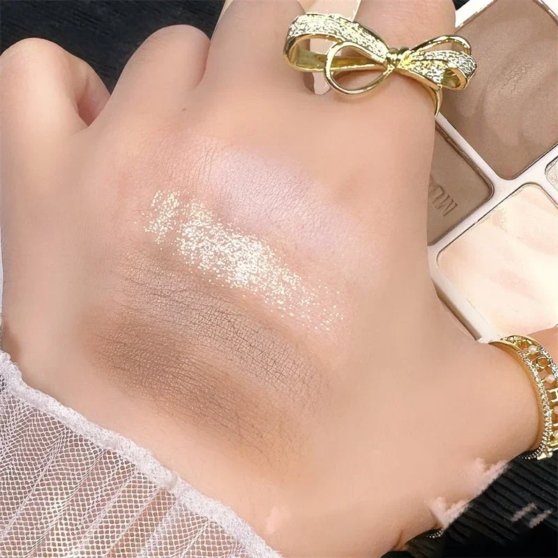 立体フェイシャル 4 色ハイライト コンター パレット マッ - Highlighter Bronzer Palette のレビューと価格