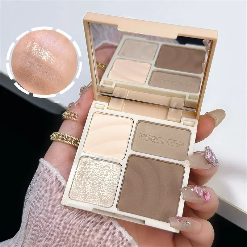 立体フェイシャル 4 色ハイライト コンター パレット マッ - Highlighter Bronzer Palette のレビューと価格