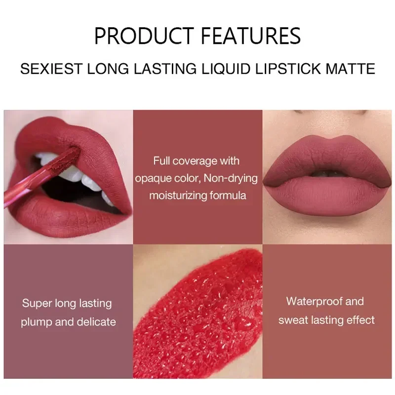 HANDAIYAN 6 個口紅セットメイクアップ女性のための - Beauty Huda Makeup のレビューと価格