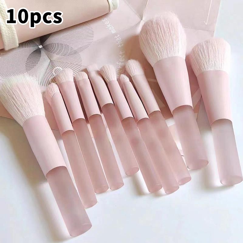 10本合成メイクアップブラシセット ファンデーション パウダ - Beauty Makeup Events のレビューと価格