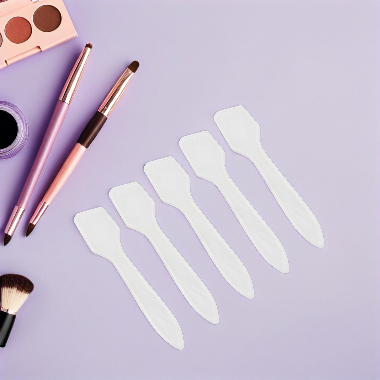 50個入り メイクアップスパチュラ プラスチックスクープツー - Beauty Makeup Women のレビューと価格