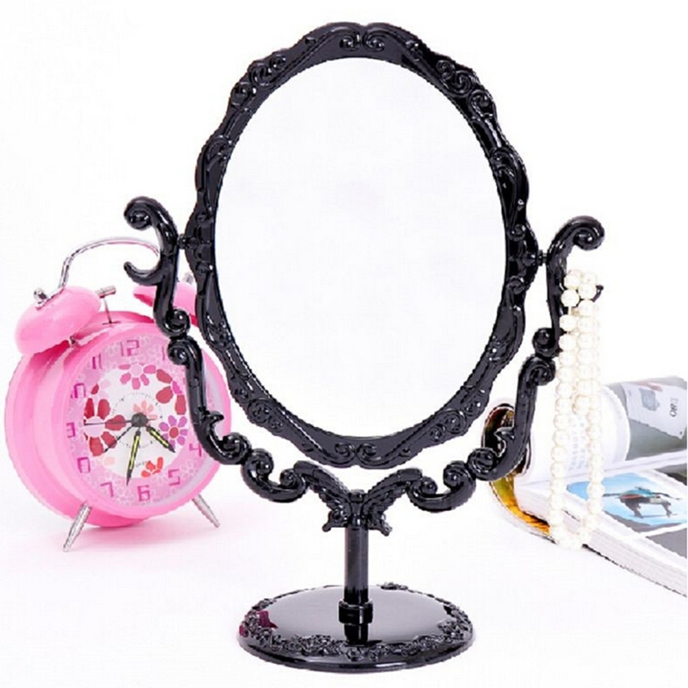 【1PC メイクアップミラー ガールデスクトップ回転式ゴシッ - Beauty Flower Makeup のレビューと価格