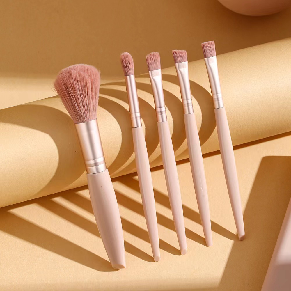 5 個の化粧ブラシキットミラーとケース付き折りたたみボックス - Beauty Flower Makeup のレビューと価格