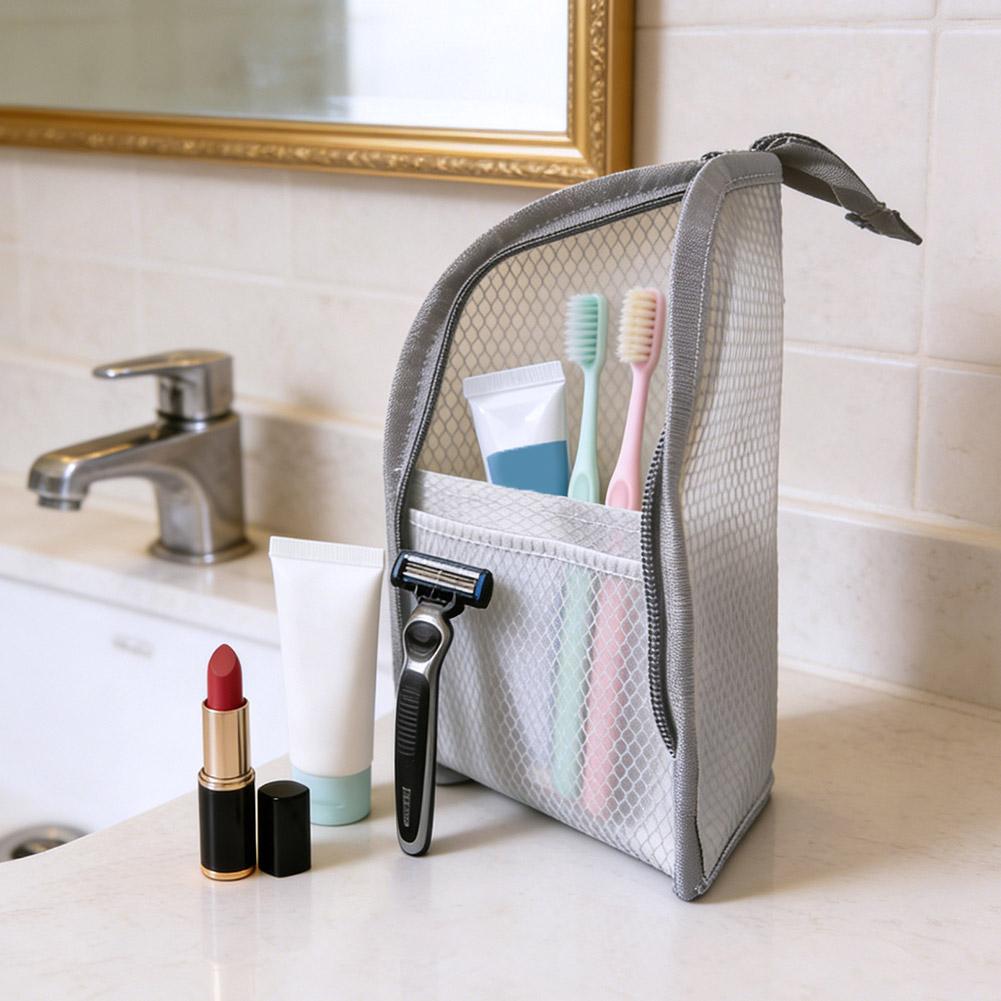 EVA メッシュ化粧品バッグ旅行収納ポータブルトイレタリービ - Beauty Bag Makeup のレビューと価格