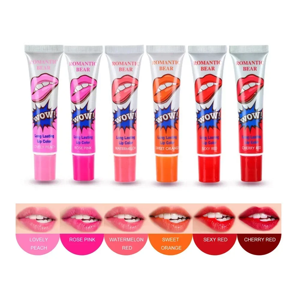 メイクアップピールオフリップグロスケア唇の色ティアプル液体口 - Beauty Huda Makeup のレビューと価格