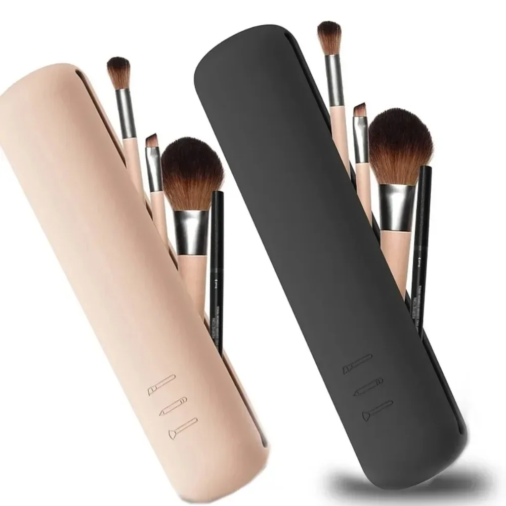 旅行化粧ブラシホルダーシリコーン化粧ブラシバッグ化粧スポンジ - Beauty Bag Makeup のレビューと価格