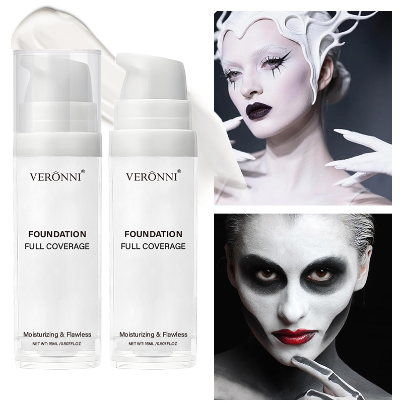 ハロウィン液体ゴス白メイクカラーマッチングファンデーションコ - Beauty Makeup Pictures のレビューと価格